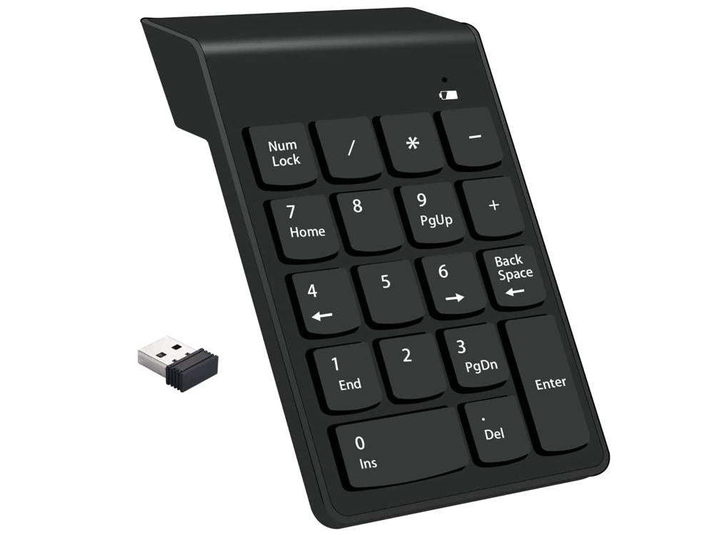 Clavier numérique sans fil 18 touches 2.4Ghz