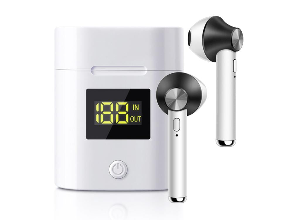 Écouteurs TWS EKO LED Bluetooth 5.0 - Modèle JeezPro - Coloris Noir