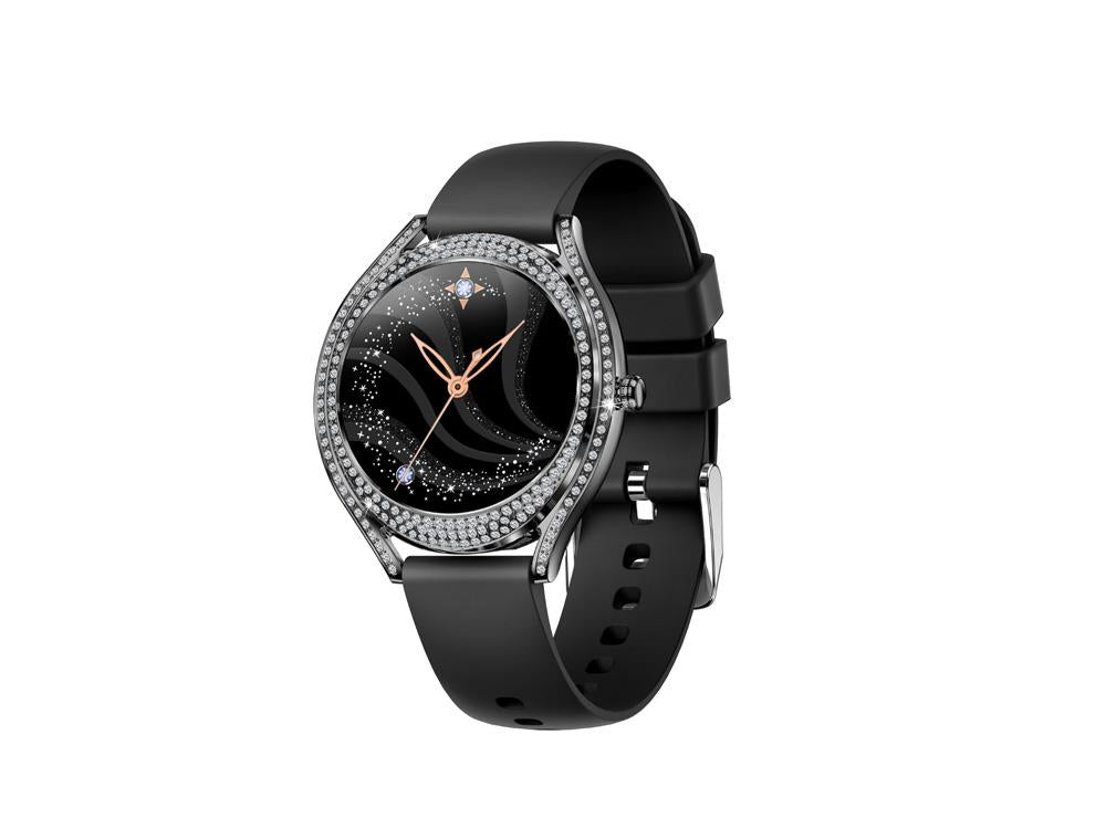 Montre connectée EKO-Diamond - Noir (silicone)