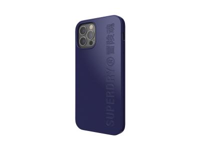 Coque Superdry Snap Case Compostable pour iPhone 12 et iPhone 12 Pro - Bleue