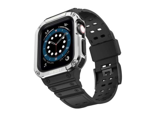 Bracelet en TPU intégral Ultimate pour Apple Watch 38/40/41mm - Noir