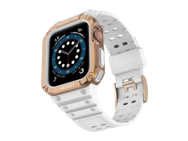 Bracelet en TPU intégral Ultimate pour Apple Watch 38/40/41mm - Blanc