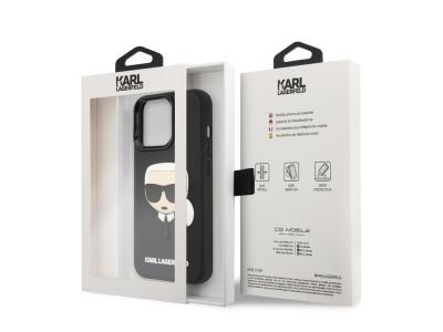 Coque Karl Lagerfeld 3D Rubber Karl's Head pour iPhone 14 Pro