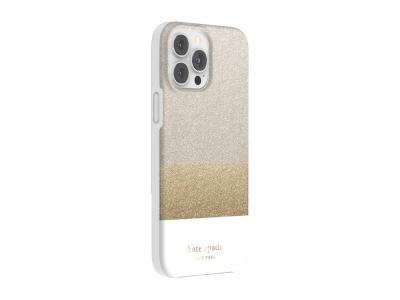 Coque Kate Spade Glitter Block pour iPhone 12 Pro Max & iPhone 13 Pro Max - Argent