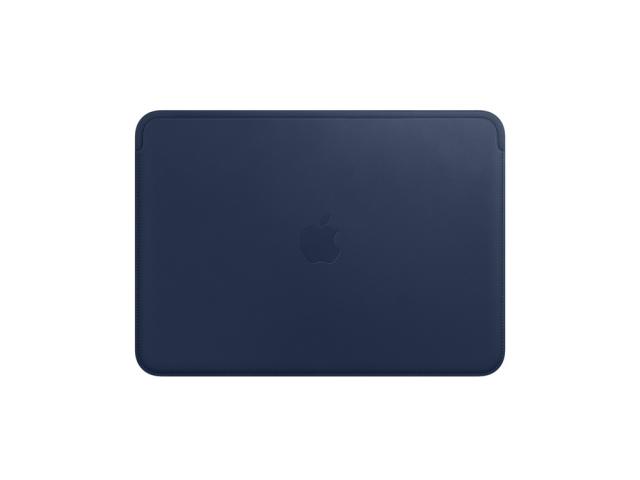 Housse en cuir Apple Official pour Macbook 15 pouces - Bleu nuit