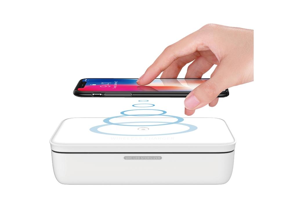 Boite de stérilisateur UV avec rechargement sans fil