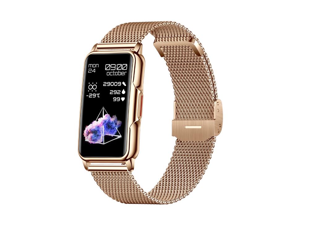 Montre connectée EKO-Eterna - Or (milanais acier)