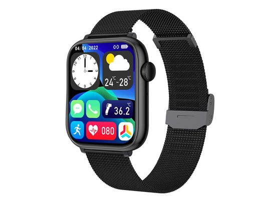 Montre connectée EKO-Unity - Noir (milanais acier)