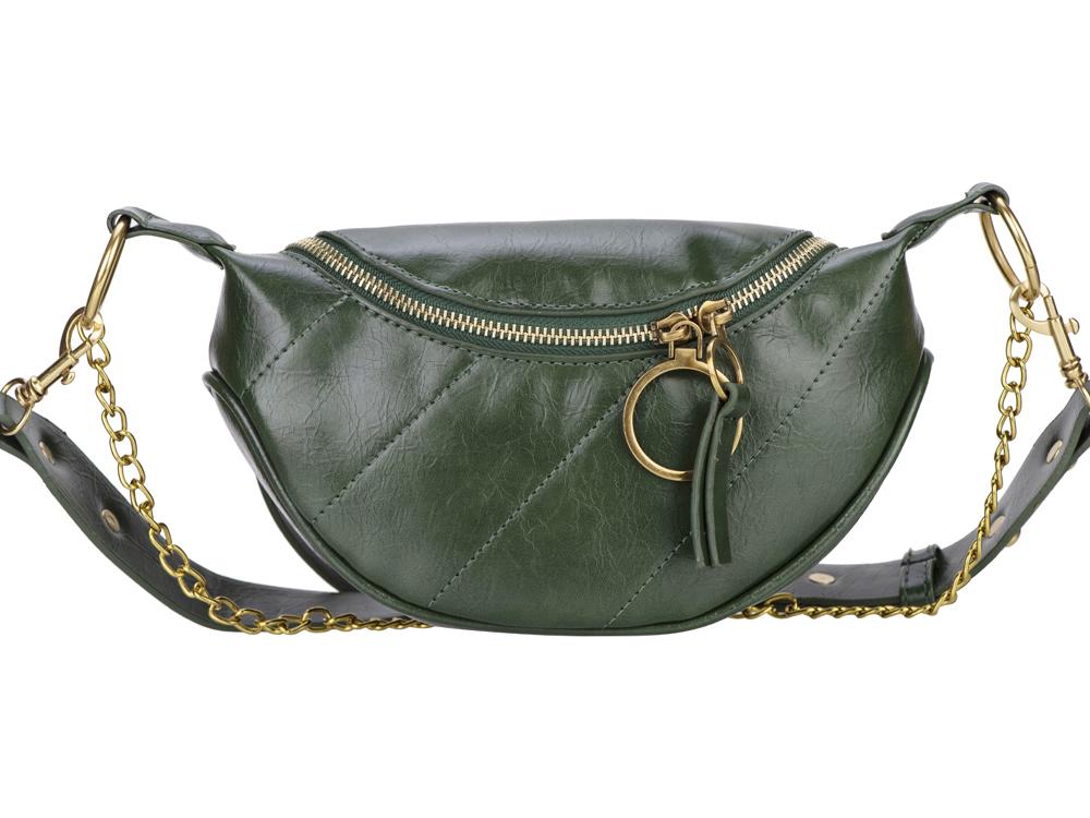 Sac banane avec chaînette - Modèle Zinnia - Verte