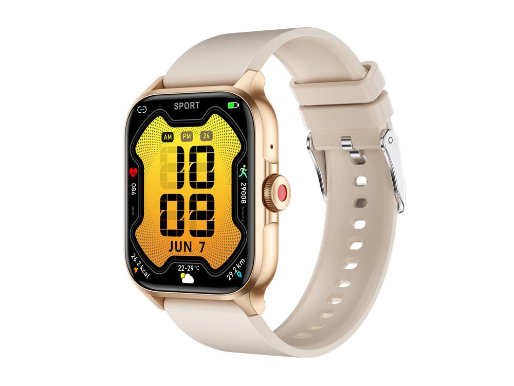 Montre connectée Eko - Modèle Lumos - Crème (TPU)
