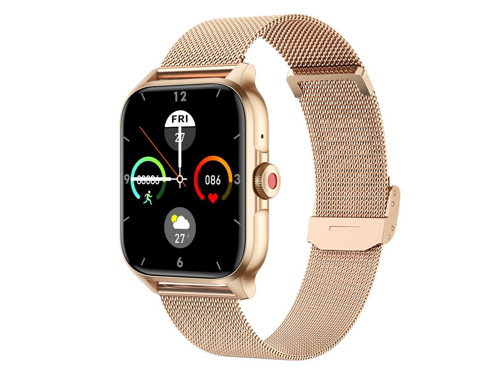Montre connectée Eko - Modèle Lumos - Or rose (acier)
