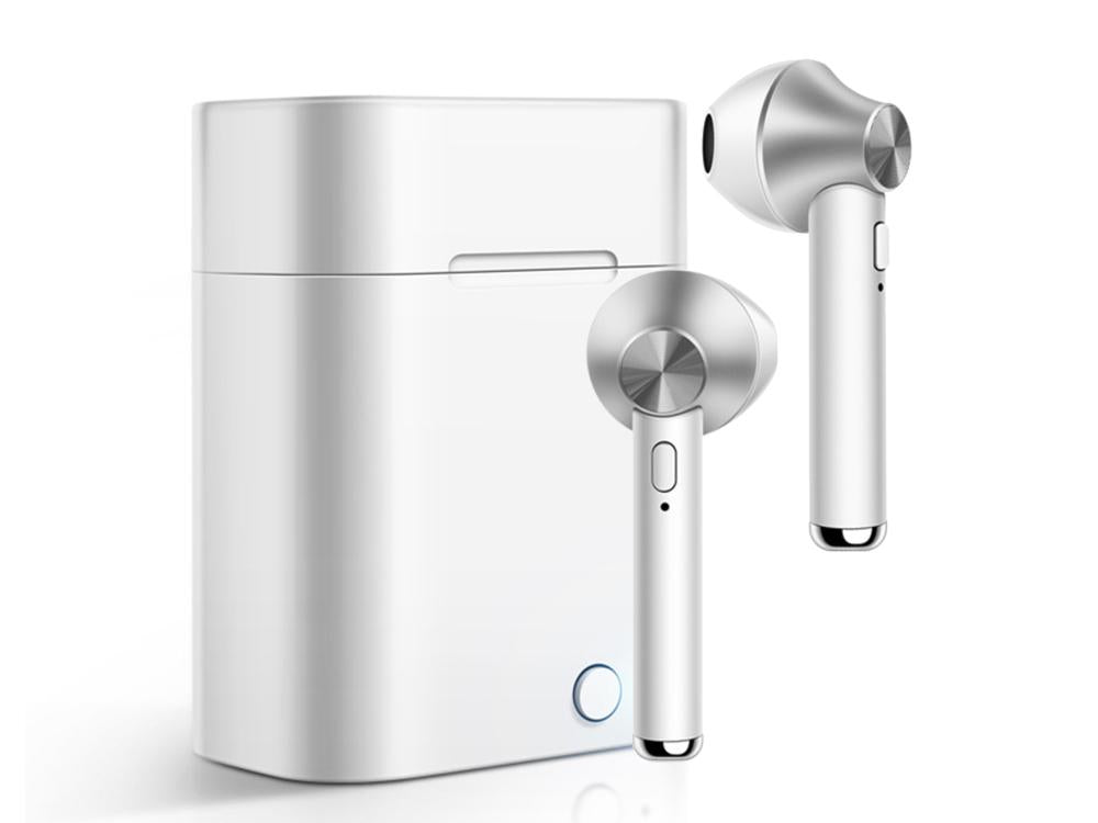 Écouteurs TWS EKO Bluetooth 5.0 - Modèle Jeez - Coloris Argent