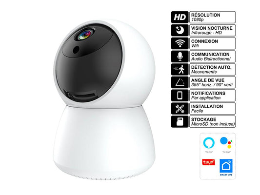 Caméra 360 Wifi HD 1080p - Modèle Xbot