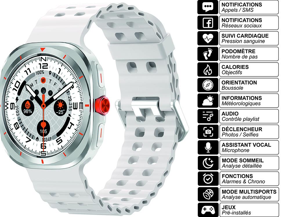 Montre connectée EKO - Modèle Copernic - Blanc