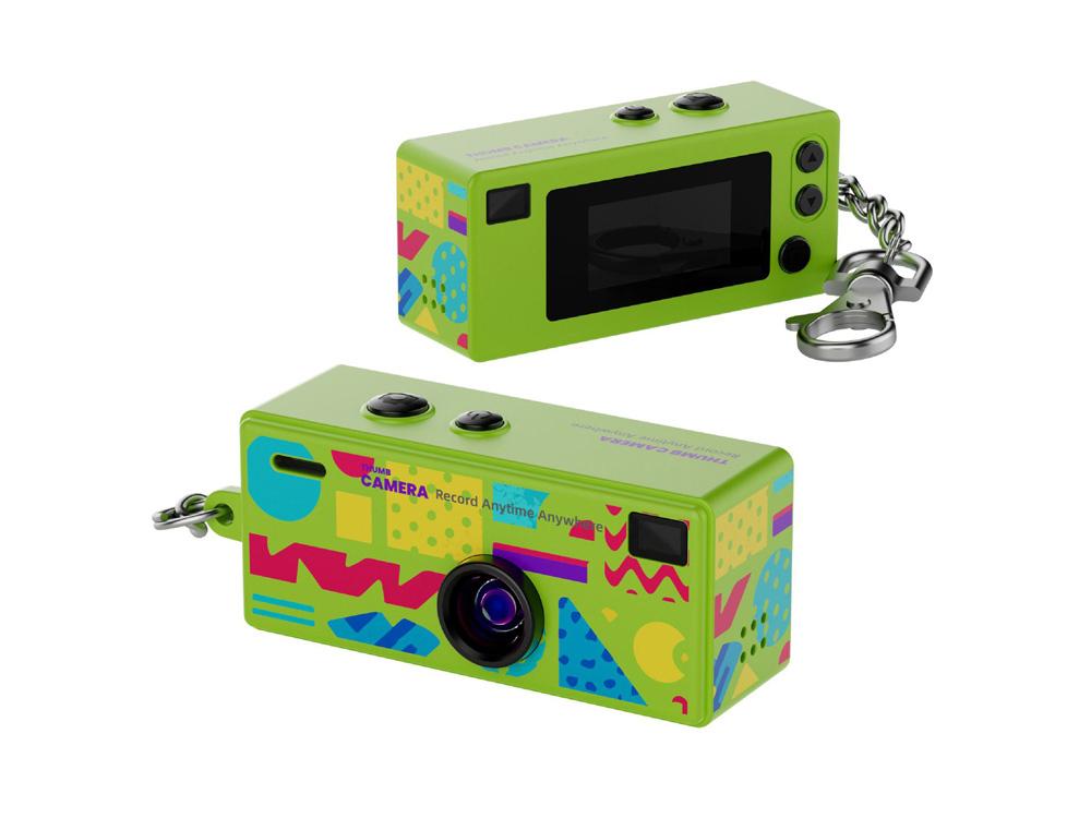 Mini caméra 1080p - Modèle Rétro 80 - Coloris Vert