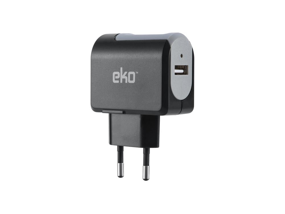 Chargeur secteur USB universel 1A - Noir