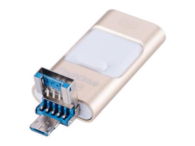 Clé USB 3.0 64GB compatible tous smartphones & tablettes - Or