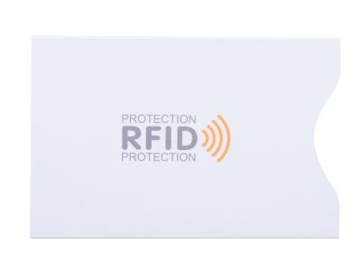Lot de 5 pochettes de protection anti-RFID pour cartes bancaires - Blanche