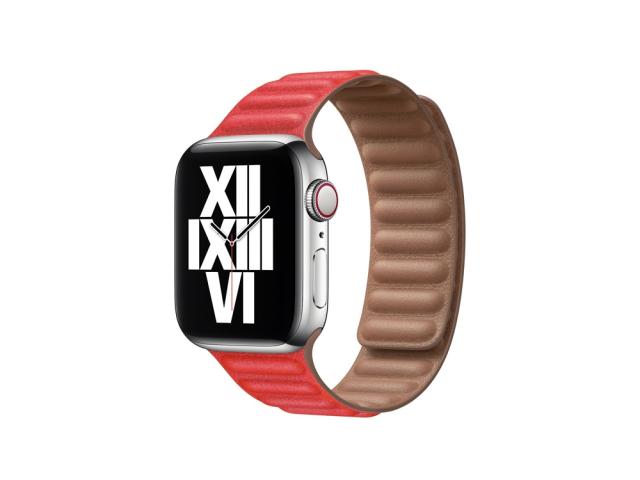 Bracelet à maillons magnétiques pour Apple Watch 38/40mm - Rouge