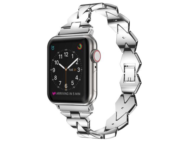 Bracelet Baroque pour Apple Watch 38/40mm - Argent