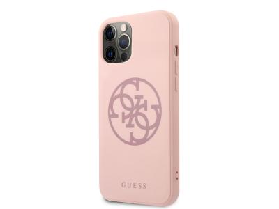 Coque Guess 4G Tone pour iPhone 12 et iPhone 12 Pro - Rose