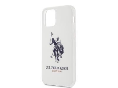 Coque U.S Polo ASSN. Big Double Horse pour iPhone 12 et iPhone 12 Pro - Blanc