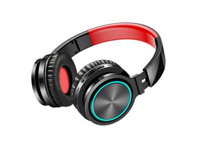 Casque sans fil Bluetooth V5.0 - Modèle SoundComfort - Rouge