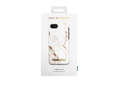 Coque Ideal of Sweden Fashion Carrara Gold pour iPhone SE2 iPhone 7 et iPhone 8 - Or/Blanche