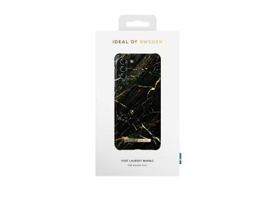 Coque Ideal of Sweden Fashion Port Laurent Marble pour Samsung Galaxy S21+ - Or/Noire intense