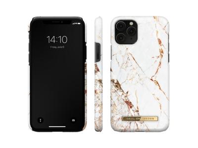 Coque Ideal of Sweden Fashion Carrara Gold pour iPhone 11 Pro - Or/Blanche