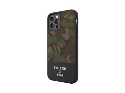 Coque Superdry Canvas pour iPhone 12 et iPhone 12 Pro - Army