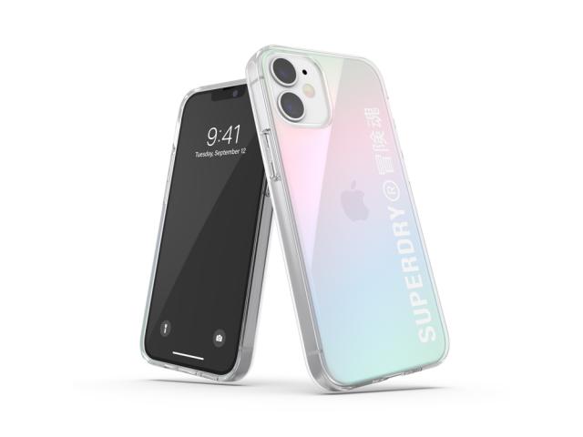 Coque Superdry Snap Case Clear pour iPhone 12 Mini - Rainbow