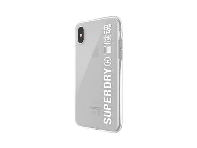 Coque Superdry Snap Case Clear pour iPhone X et iPhone XS - Transparente