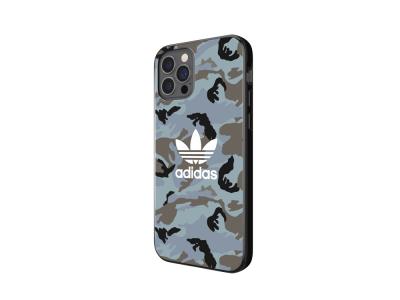 Coque Adidas Originals Camo Trefoil pour iPhone 12 et iPhone 12 Pro - Bleue