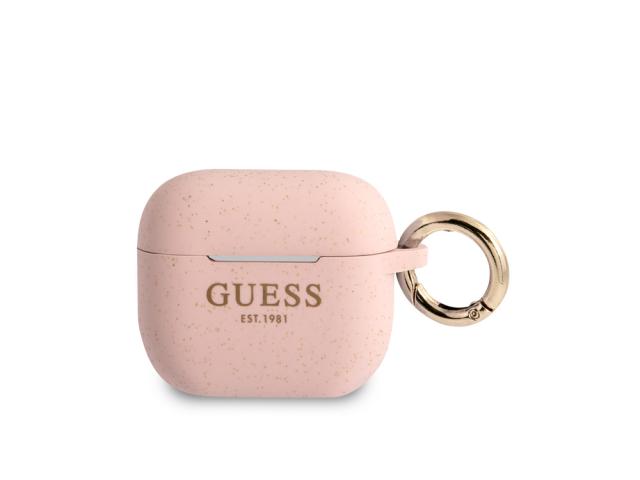 Protection Guess Cover Ring pour Airpods 3 - Rose