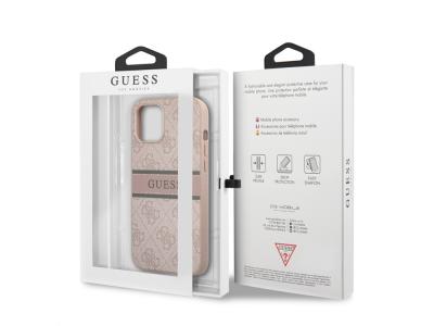 Coque Guess Stripe pour iPhone 12 Pro Max - Rose