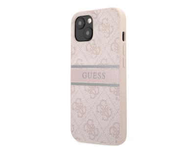 Coque Guess PU 4G Stripe pour iPhone 13 - Rose