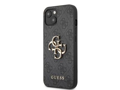 Coque Guess PU 4G Big pour iPhone 13 - Grise