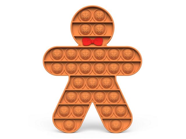 Pop-it 29 boutons Gingerbread Man 