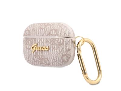 Protection Guess 4G Script pour AirPods Pro - Rose
