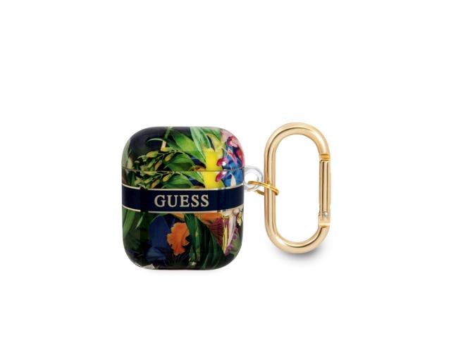 Protection Guess Flowers pour Airpods 1 et 2 - Exotic 