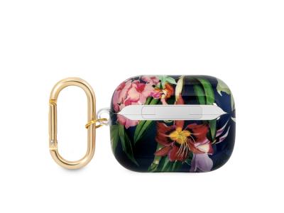 Protection Guess Flowers pour Airpods Pro - Blue Garden