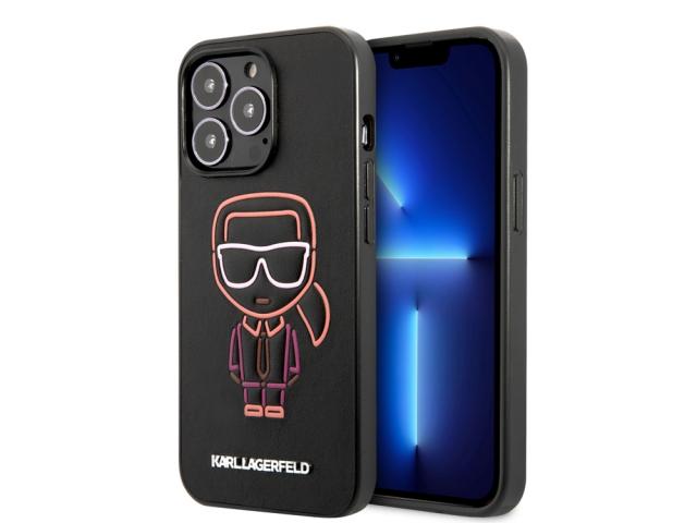 Coque Karl Lagerfeld Embossed Ikonik Metal pour iPhone 13 Pro Max