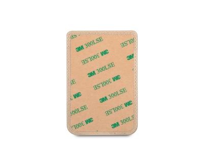 Porte-cartes Guess Saffiano avec fixation 3M - Doré