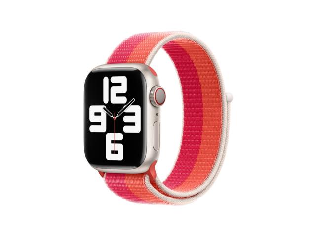 Bracelet en nylon pour Apple Watch 42/44/45mm - Rose
