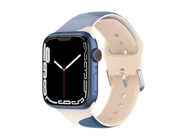 Bracelet en TPU Abstract pour Apple Watch 38/40/41mm - Blue Wave