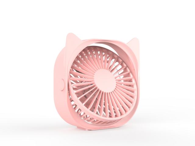 Mini ventilateur de bureau - Rose