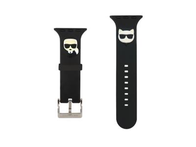 Bracelet Karl Lagerfeld pour Apple Watch 38/40/41mm - Noir