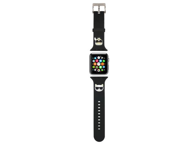 Bracelet Karl Lagerfeld pour Apple Watch 42/44/45mm - Noir