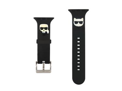 Bracelet Karl Lagerfeld pour Apple Watch 42/44/45mm - Noir